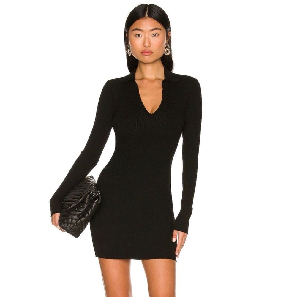 Cotton‎ Citizen Ibiza Polo Long Sleeve Dress